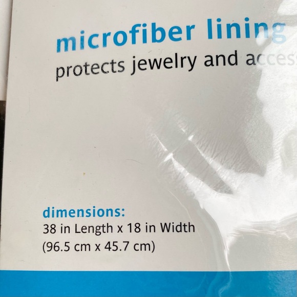 Real Simple Jewelry Accessories Organizer Hanging 70 Pockets Removable 18x38 in - Picture 8 of 8